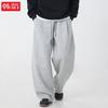 Heavy Texture Pleated Casual Pants Men's Autumn New Straight Loose Long Pants Trendy Silhouette Sweatpants