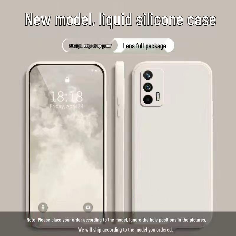 Realme GT Neo Solid Color Liquid Full Coverage Drop Protection Soft Case