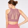 Sexy perfurado roupa interior beleza volta yoga sutiã de fitness secagem rápida respirável absorção de choque sutiã esportivo