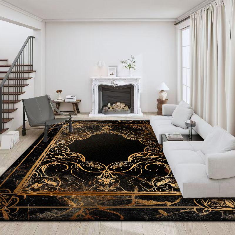 Modern home decoration luxury Carpet living room non-slip large room rugs senior soft Sofa table mat Easy cleaning customizable