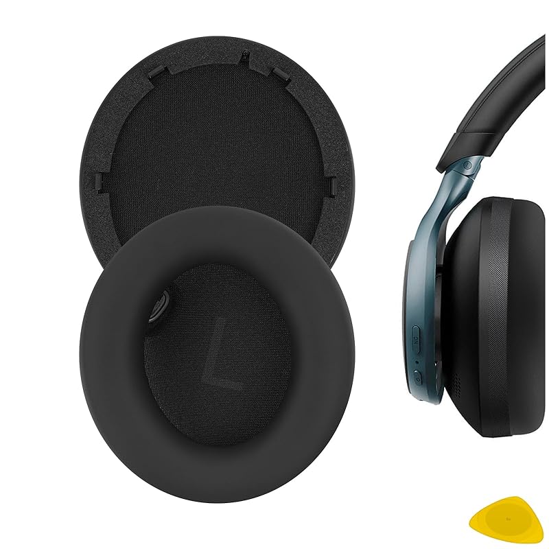 

Geekria ear pads QuickFit compatibility pad anchor Anker Soundcores Space One Compatible with headphones ear/ear cup protein leather (black)