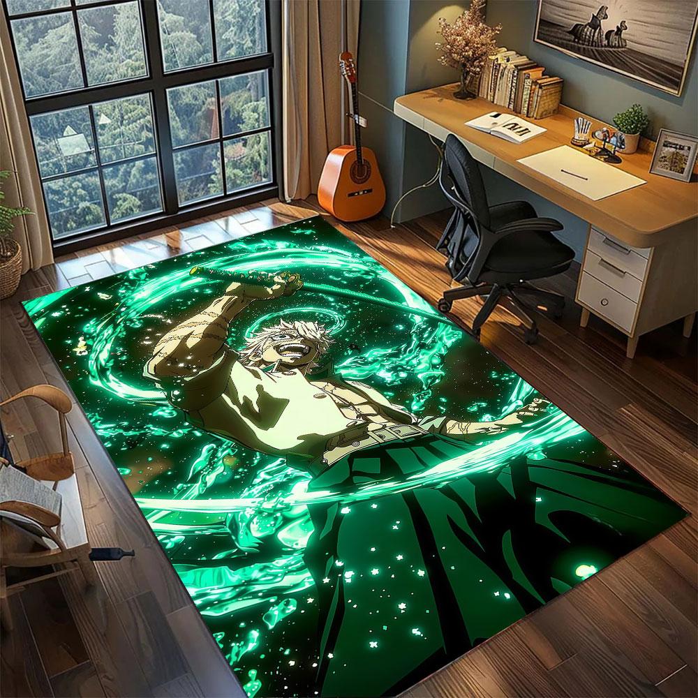 

Demon Carpet for Living Room Bedroom Home Decor Cool Movie Mat Play Floor Mat Cartoon Print Rug Decor 60x90cm
