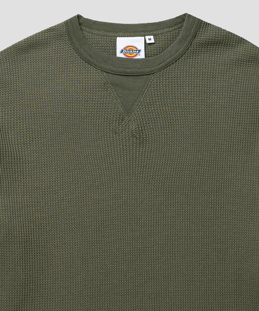 Dickies Regular Fit Waffle Long Sleeve Olive