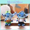 Plyšový přívěsek na klíče Stitch s designem košile s ananasem a květinou pro tašky a klíče