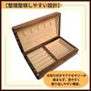 Ideamall Jewelry Box, Accessory Case, Wooden Accessory Storage