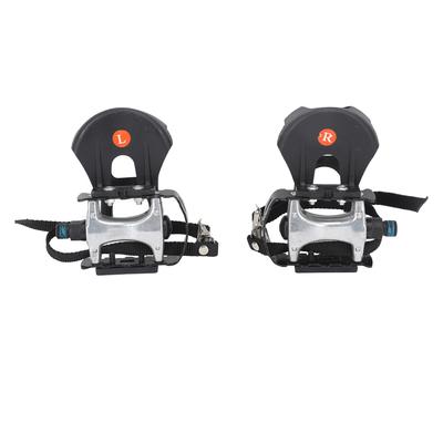 1 Paire Pédales Vélo d'Exercice Pédales Vélo d'Exercice en Aluminium avec Cale-Pieds et Sangles 916
