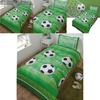 Soccer Bedding Set With Flannel Material For Modern Bedroom Decor
