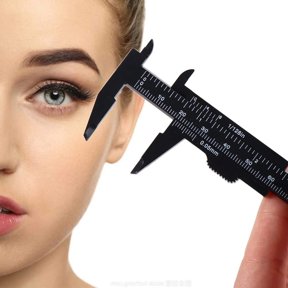 Tattoo Makeup Tools Thrush Artifact Vernier Caliper Measurement Tools Eyebrow Measuring Ruler