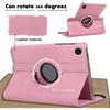 Coque - BOOLING - pour Samsung Galaxy Tab A9 Plus / A11 Plus - Protection Etui Rotatif 360° - Rose