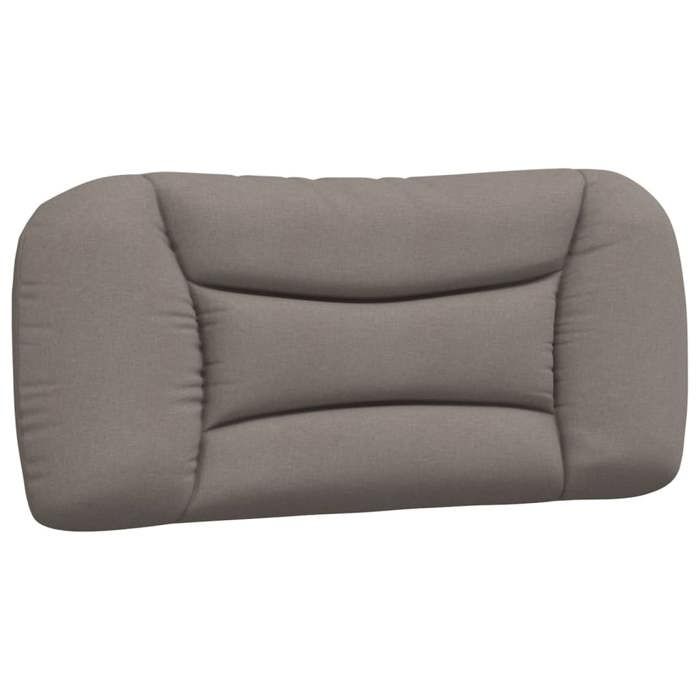 VidaXL Coussin de Tête de Lit, Oreiller de Lecture avec Fermeture à Glissière, Coussin de Lecture pour Lit Chambre, Crème 90 374541
