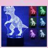 Seven Color Dinosaur 3d Night Light Modern Acrylic Led Lamp With Remote Control