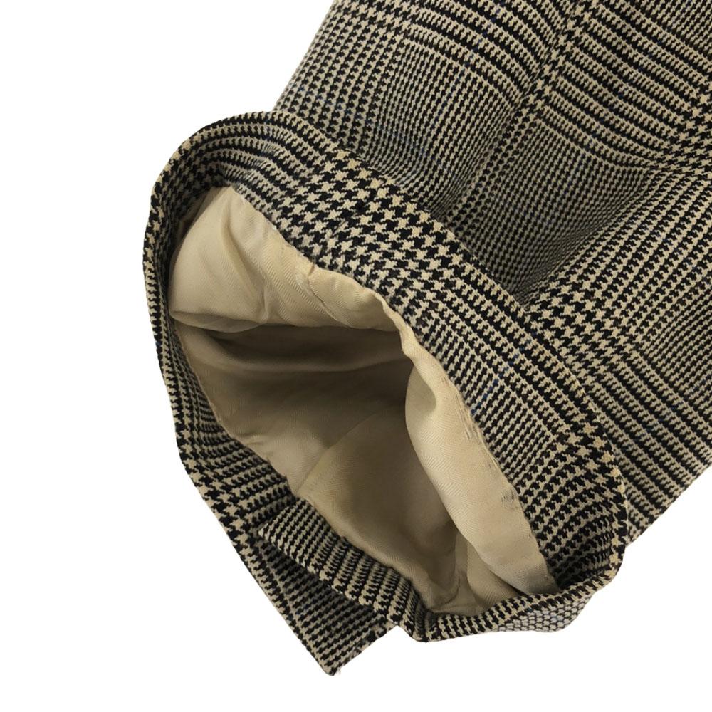 Burberrys Veste tailleur en laine à motif Prince de Galles années 90 Beige x noir Homme Vieux Occasion