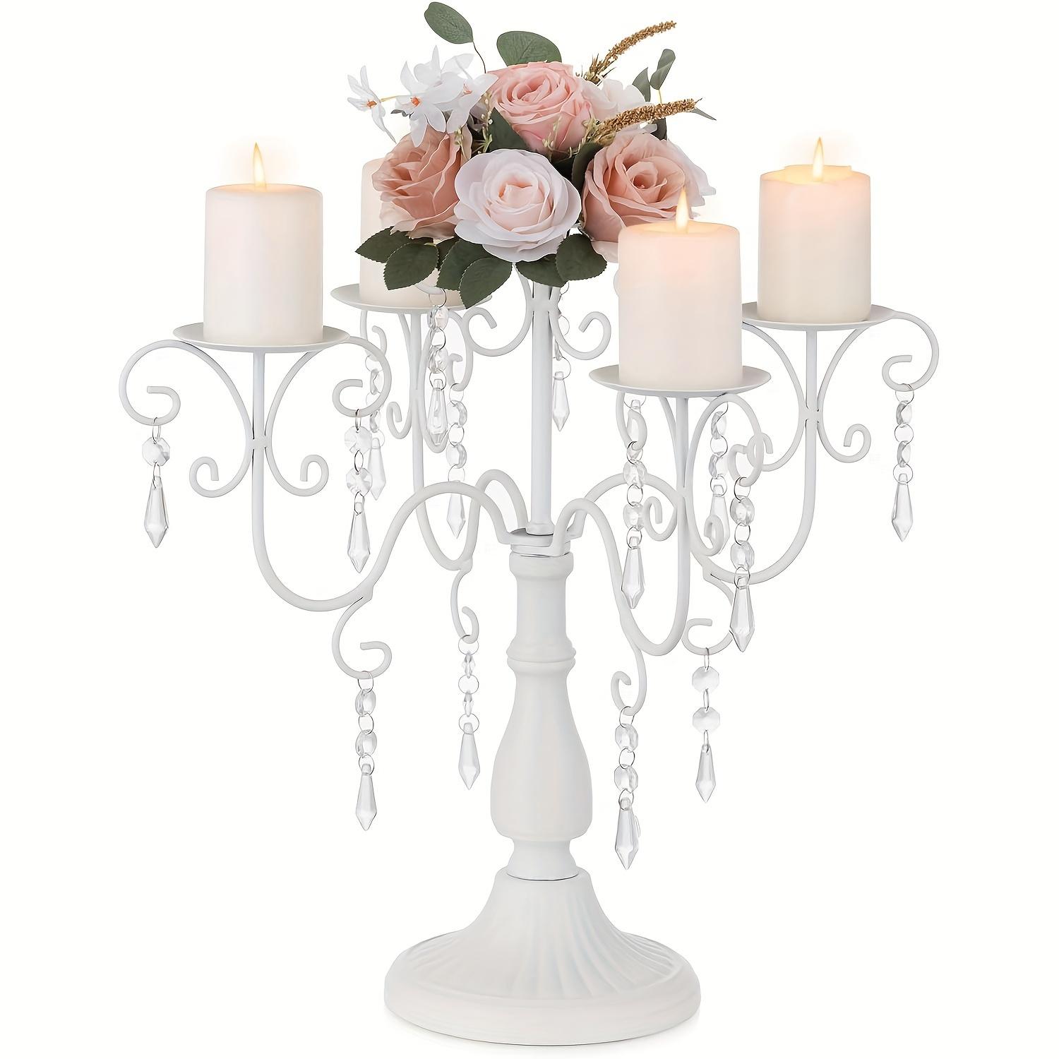 

Винтажный железный подвесной подсвечник из бисера, украшение для вечеринки, украшение для дома, рождественский орнамент на Хэллоуин белый