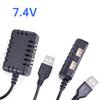2 in1 1000Mah x 2 7.4V Li-ion Lithium Battery Charger USB Charger XH-3P Plug
