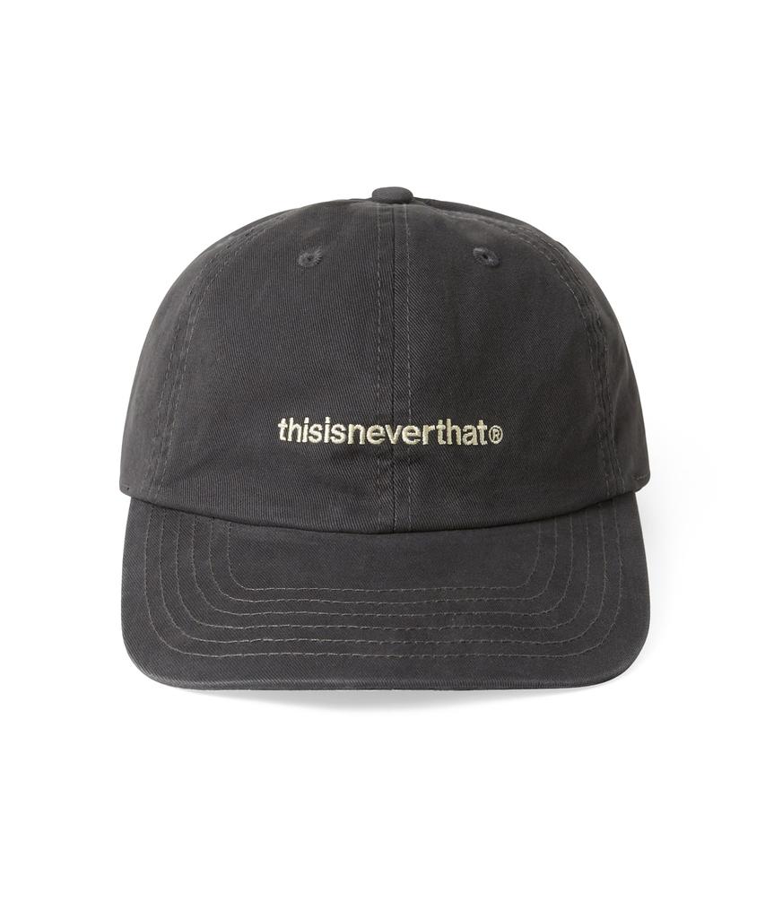 THISISNEVERTHAT Washed T-Logo Cap Charcoal