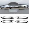 4X ABS Chrome Car Door Handle Cover Trim For Toyota Camry 2018-2024