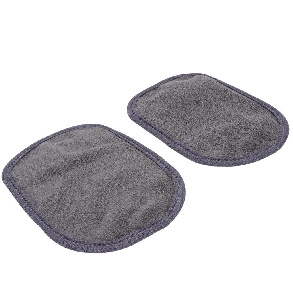 2 Pcs Sand Wipe Off Mitts Large Size   Mesh Fabric Beach Sand Remover Cleaner Vacation   for Sandboxes