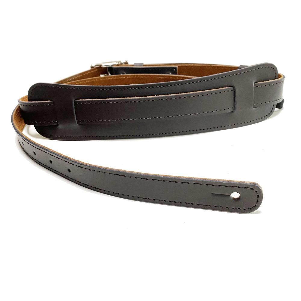 Leather Guitar Crossbody Strap Solid Color Bass Straps Belt Durable Electric Guitar Strap