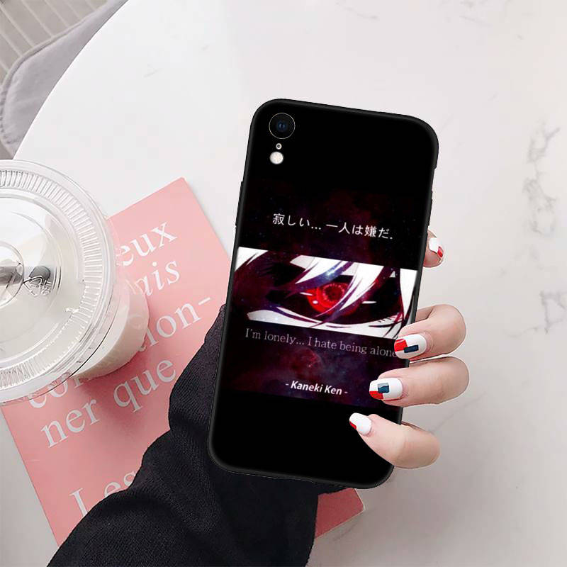 Pouzdro na telefon Tokyo Ghoul pro iPhone 6 6s 7 8 11 12 13 14 15 XS Pro Max XR X SE Samsung S20 S21 S22 S23 S24 FE Ultra S8 S9 S10 Plus Lite S21S S10E