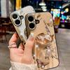 KEYSION Luxuxy Case for iPhone 16 Plus 16 Pro Max Butterfly Ring Stand Shockproof Phone Back Cover for iPhone 13 14 15 Pro Max