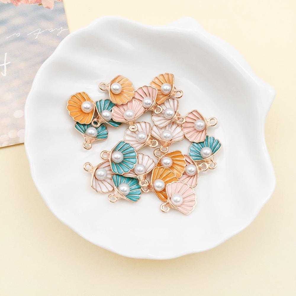 20pcs Ocean Theme Enamel 20pcs Pendants Bracelet Clam Shell  Necklace