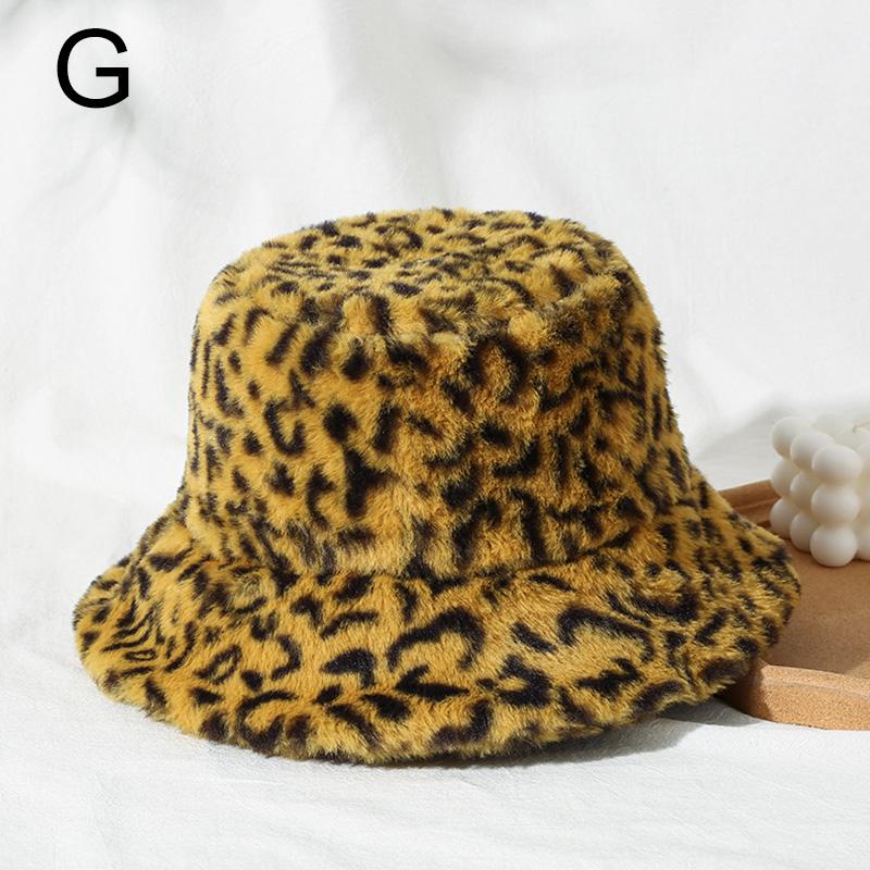 Buy 1PC Winter Bucket Hat Leopard Print 