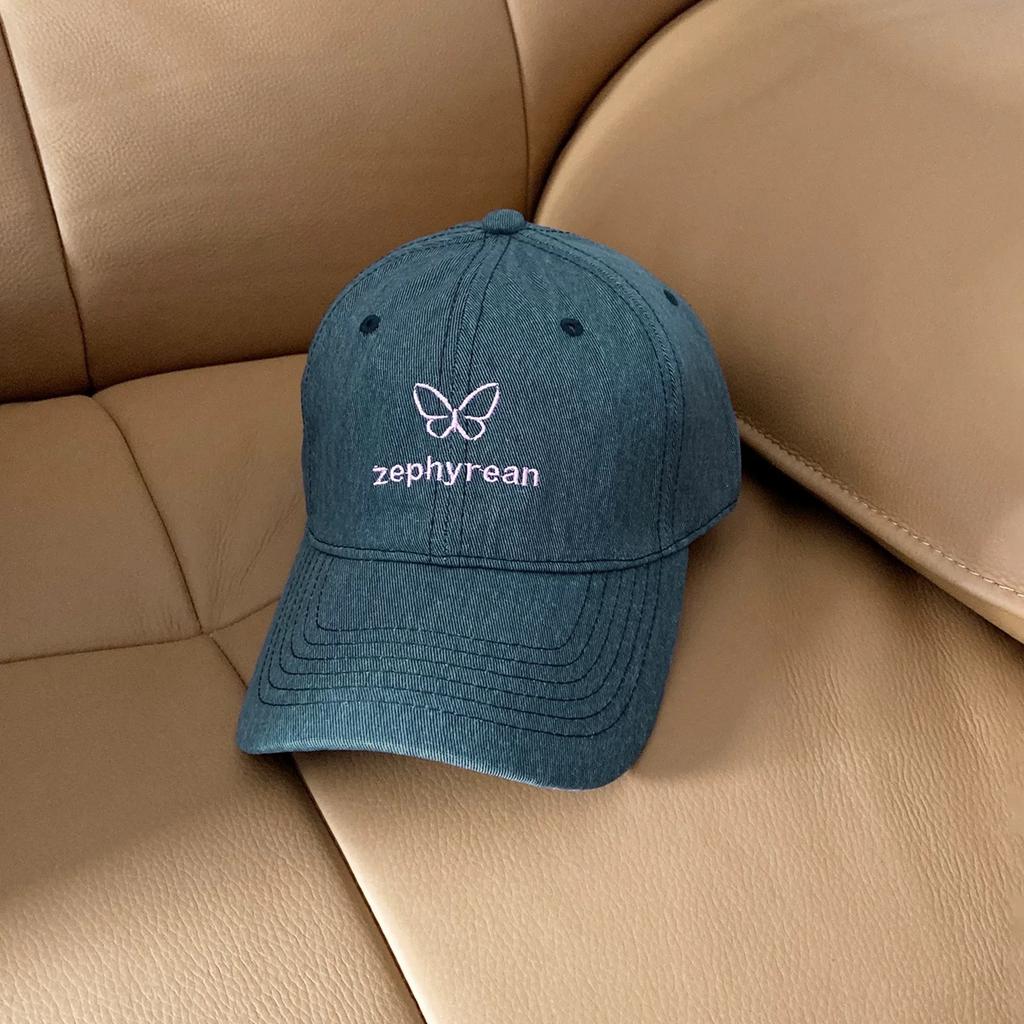 2025 new bow baseball cap trend, spring and autumn student couples, small and versatile sunscreen sunshade peaked hat