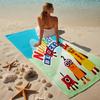 Proof Beach Towel with a Numberblocks Pattern - Soft,absorbent,quick-drying,machine Washable - Perfect for Swimming,camping,bathing