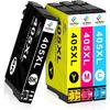 Compatible Cartridges - 405XL - For Epson Workforce Pro - Pack of 4 - Multi-color