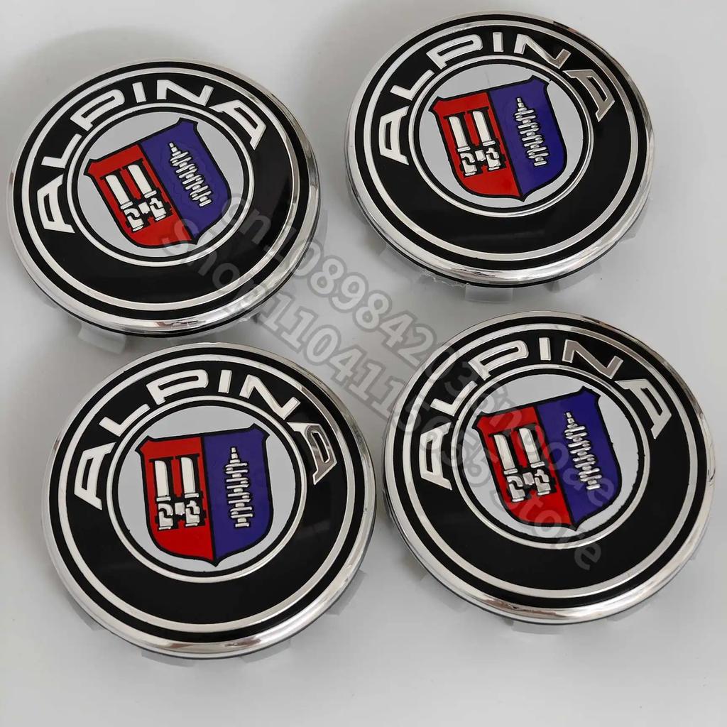 TZSW5 4pcs Car Wheel Center Caps 56mm/68mm Diameter for BMW
