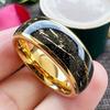 8mm Men's Dome Ring Simple And Fashionable Band
