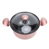 Stainless Steel Stock Pot Nonstick Cooking Soup Pot with Lid Ergonomic Handles for Induction Cooker Gas Stove