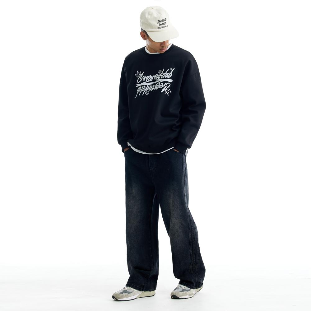 CREAM SODA LAB Crsdel Lettering Sweatshirt (Type B)
