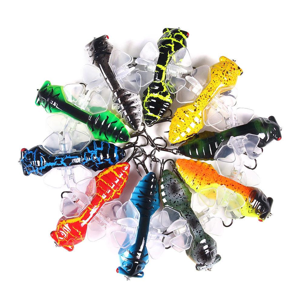 Insect Bionic Lure Bait15.5g7.5cmSurface Casting Vibration Sinking Bait for Freshwater and Saltwater Universal Bass and Mandarin