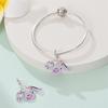 Neue Kupfer Teeparty Prinzessin Serie Anhänger Perlen Passend für 3mm Originalarmband Feiner DIY Schmuck Geburtstagsgeschenk