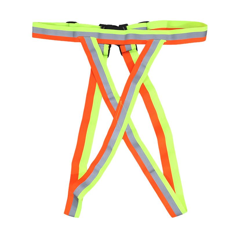 Cycling Highlight Reflective Straps Night Work Security Running Reflective Straps High Visibility Adjustable Reflective Vest