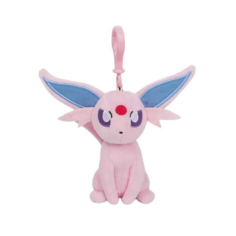Non-Toxic Mimikyu Gengar Charmander Snorlax Piplup Squirtle Sylveon Plush Toys Soft Stuffed Animals Cartoon Backpack Pendant Decoration