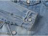 Trendy Women's Spring/Autumn Retro Slimming Hong Kong Style Washed Denim Jacket