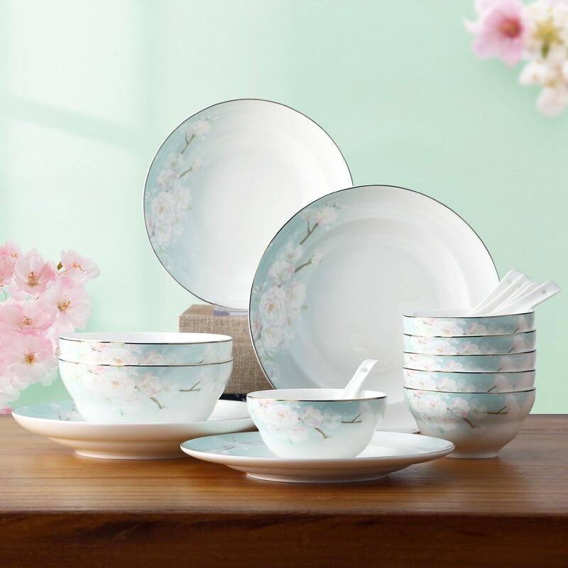 Shengjia Light Luxury Chinese Style Dinnerware Set