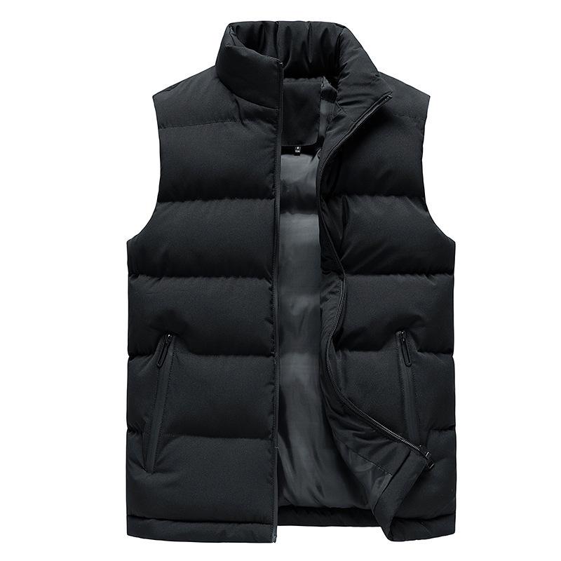 Men's Autumn/Winter Cotton Vest: Trendy Sleeveless, Thick Padded Jacket for Couples