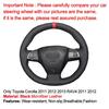Hand Sewing Car Steering Wheel Cover For Toyota Corolla 2011-2013 RAV4 2011 2012