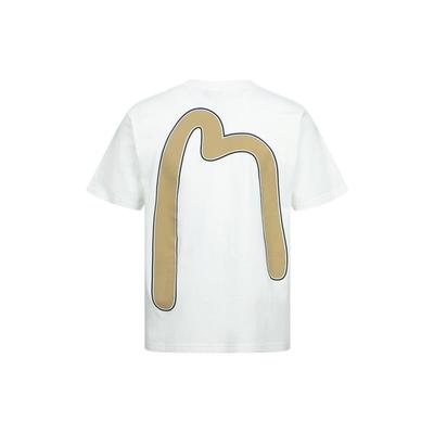 Slogan Print Crew Neck T-Shirt Men Tops White 2ESHTM3TS548XXCT
