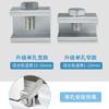 Non-perforated Window Latch Screen Limiter Aluminum Alloy Door and Window Fixed Push-pull Child Lock Buckle Anti-theft Lock