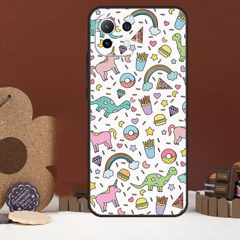 Dinosaur Pattern Case For Xiaomi 17 Pro Max 14 15 Ultra 15T 13T 14T POCO F8 Ultra F7 F5 F6 X5 X6 X7 Pro Cover