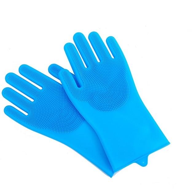 Silicone Scrubber Gloves Cleaning Brush