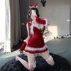 Adult Women Xmas Santa Claus Christmas Red Dress New Year Cosplay Costumes Role Play Outfit