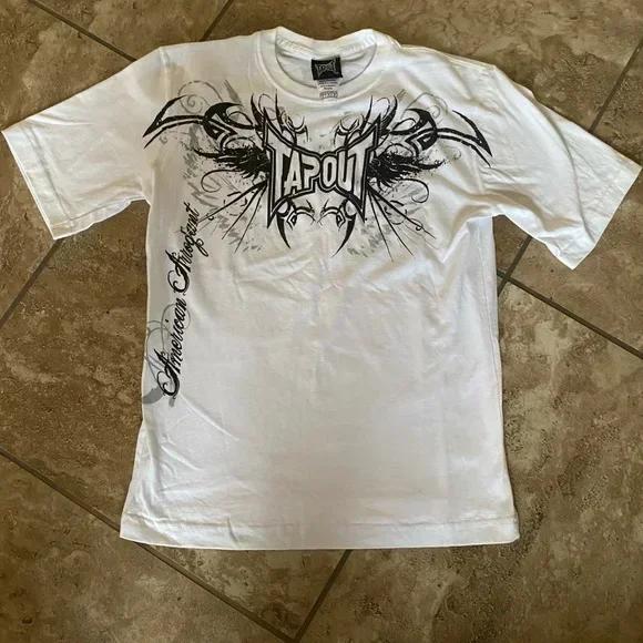 2000er Neues amerikanisches Retro lässiges HipHop Gothic Print Damenbekleidung Mode T-Shirt Street Kurzarm Damen und Herren y2K Tops