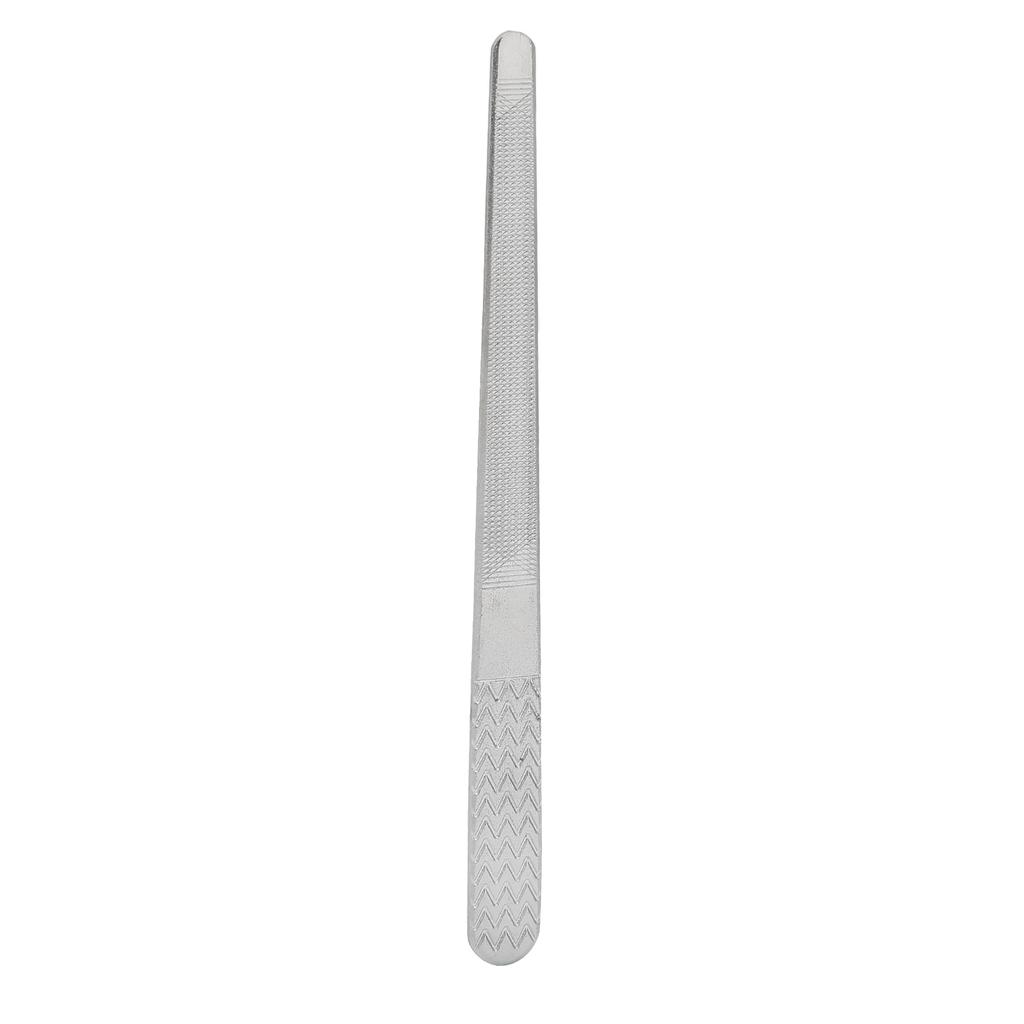 Stainless Steel Nail File Double Side Polished Washable Portable Nail Art Tool for Home Beauty Salons