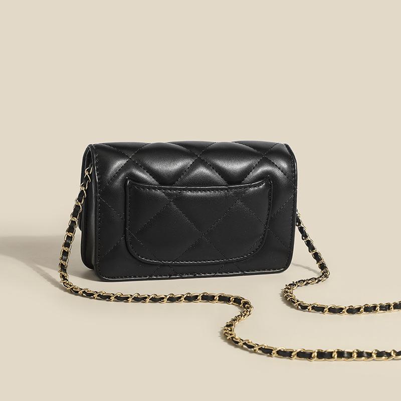 2023 Classico Camelia Diamante Catena Messenger: Versatile Borsa a Spalla Unica Quadrata Piccola Squisita di Alta Gamma