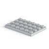 5pcs/lot DIY Blocks Building Bricks Thin 4X6 Educational Assemblage Construction Toys for Children Size Compatible With Brand